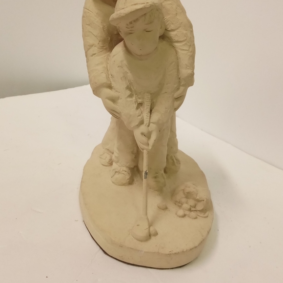 Austin Golfers Sculpture Father Child/ Son Golfing , Pedestal  Dee Crowley - Picture 8 of 8